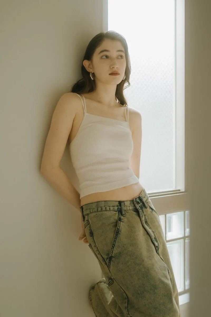 back cross cap in camisole/3color