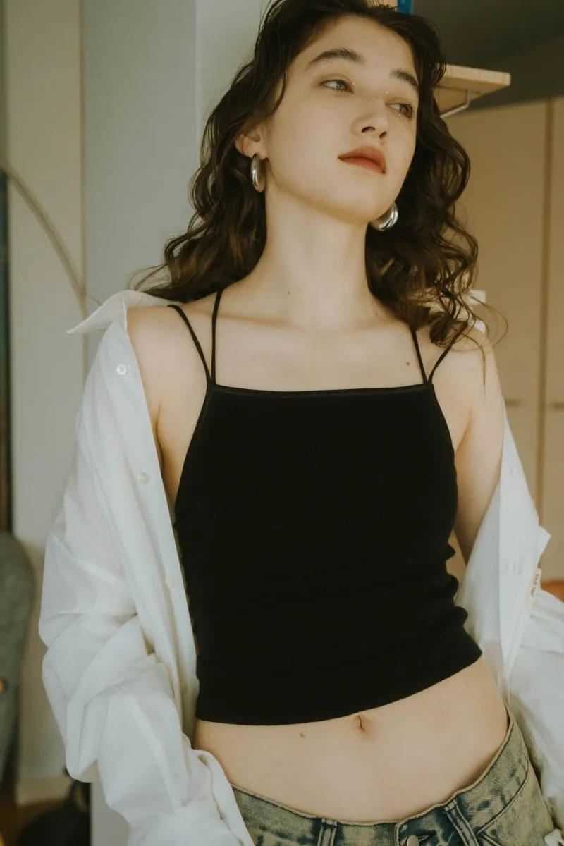 back cross cap in camisole/3color