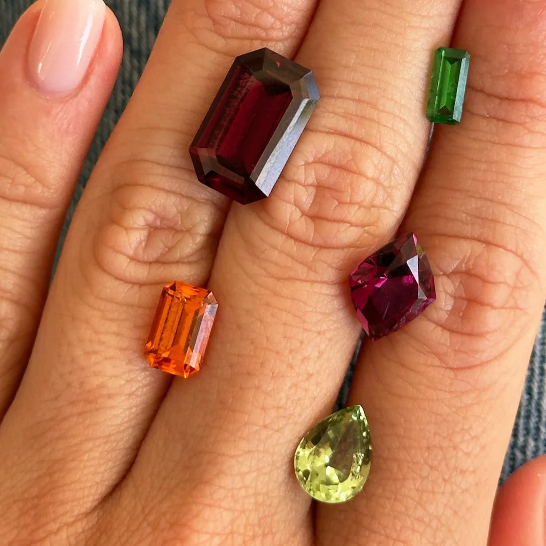 BESPOKE 4.35CT ANZA RHODOLITE GARNET