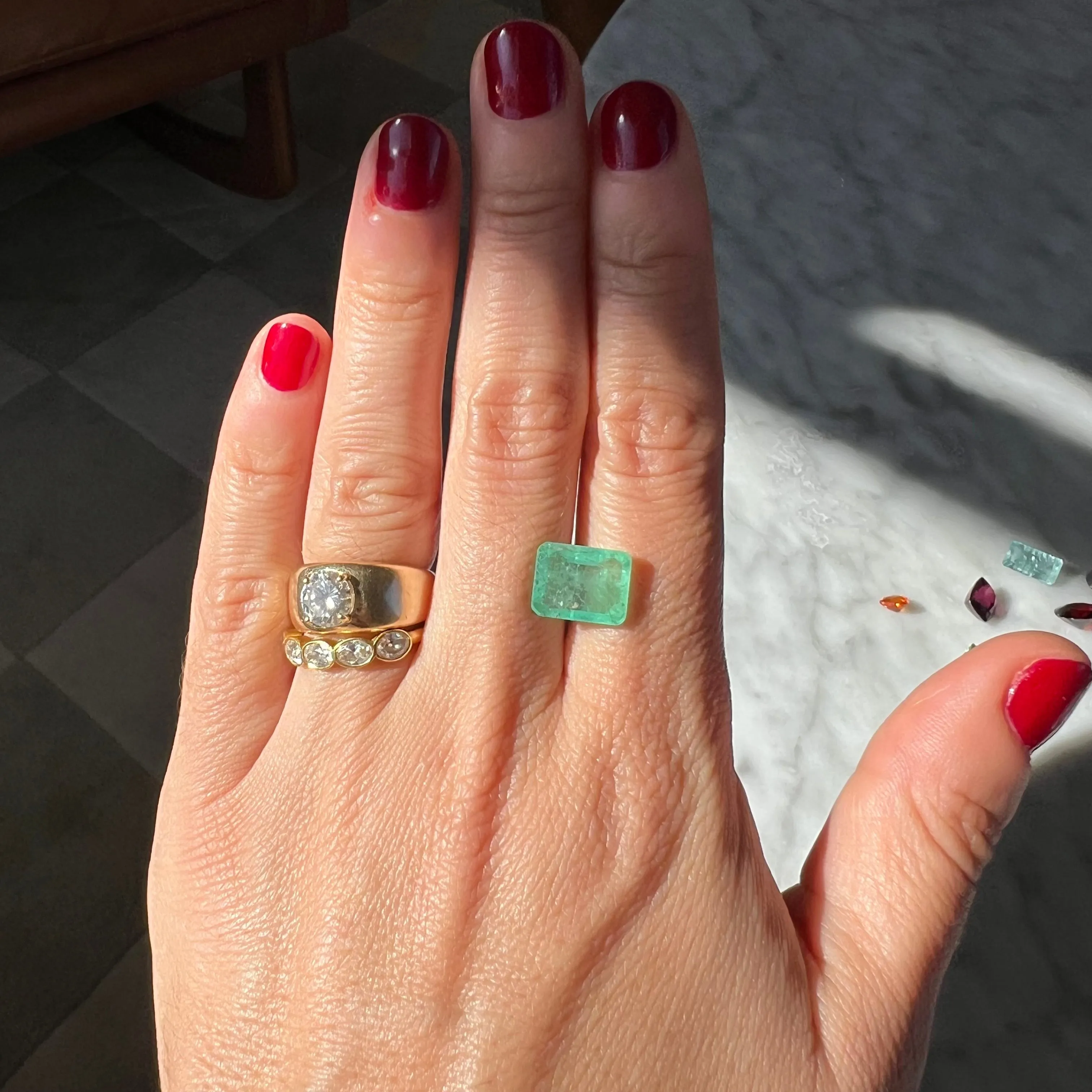 BESPOKE 4.37CT COLOMBIAN EMERALD