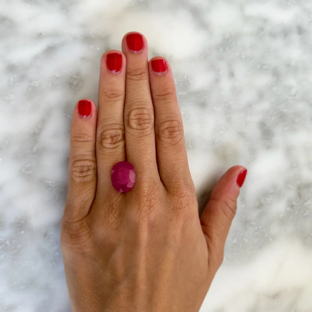 BESPOKE 9.79CT RUBY