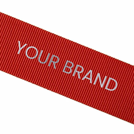 Bespoke Printed Grosgrain Ribbon