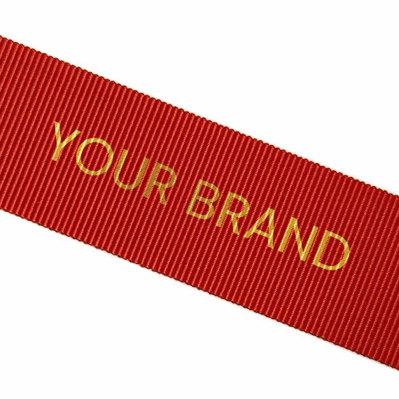 Bespoke Printed Grosgrain Ribbon