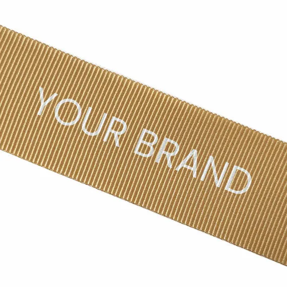Bespoke Printed Grosgrain Ribbon