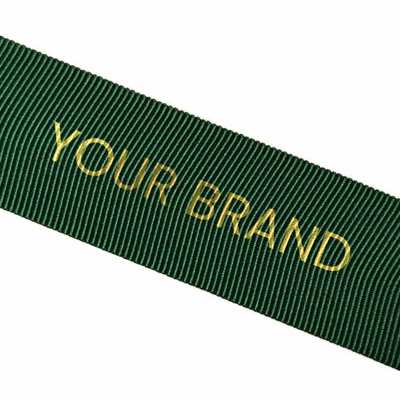 Bespoke Printed Grosgrain Ribbon