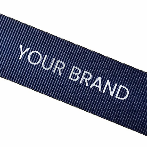 Bespoke Printed Grosgrain Ribbon