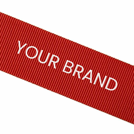 Bespoke Printed Grosgrain Ribbon