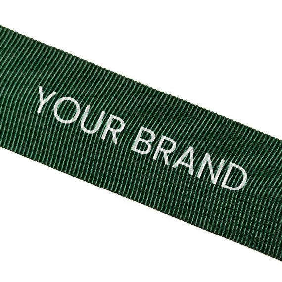 Bespoke Printed Grosgrain Ribbon