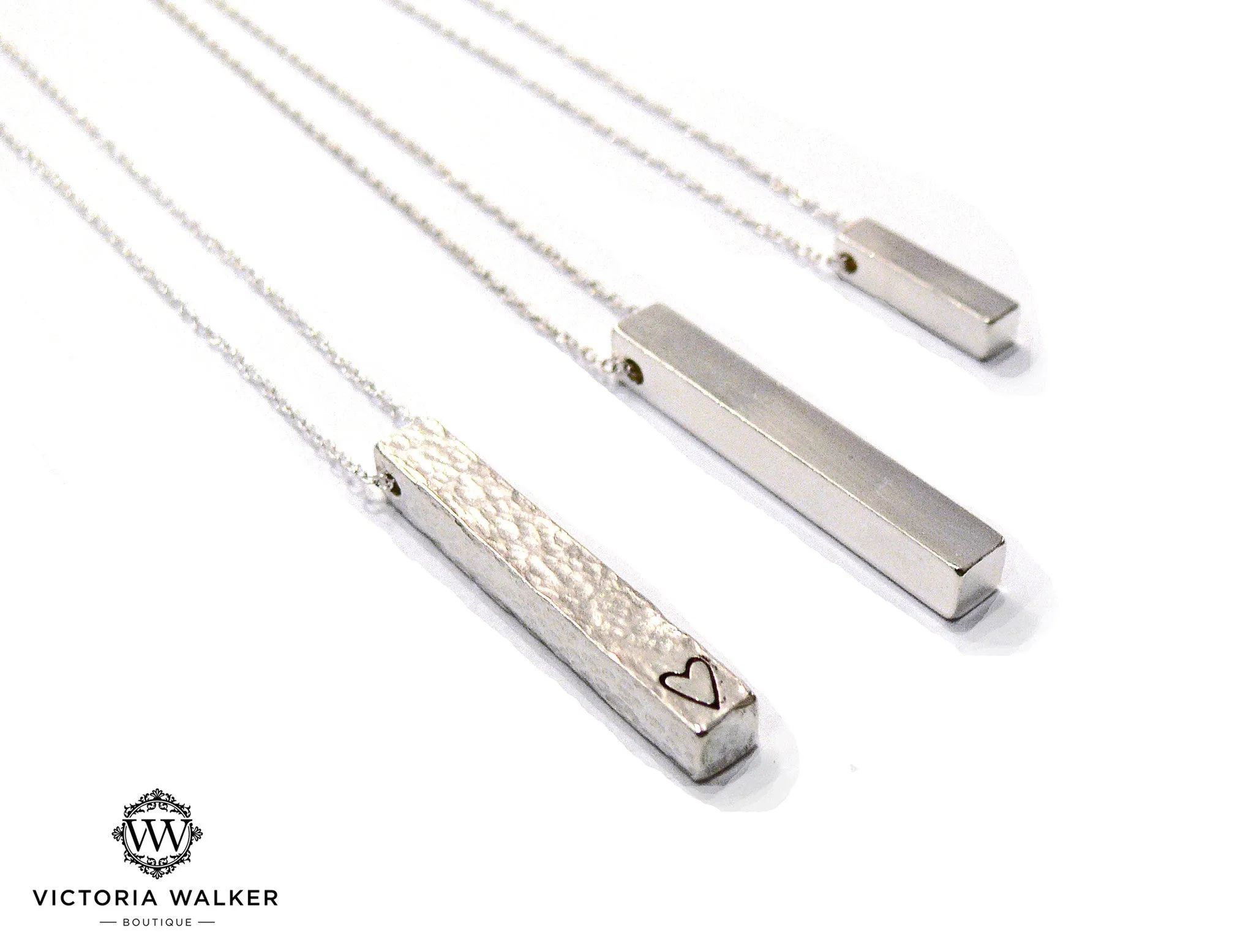 Bespoke Silver Bar Necklace