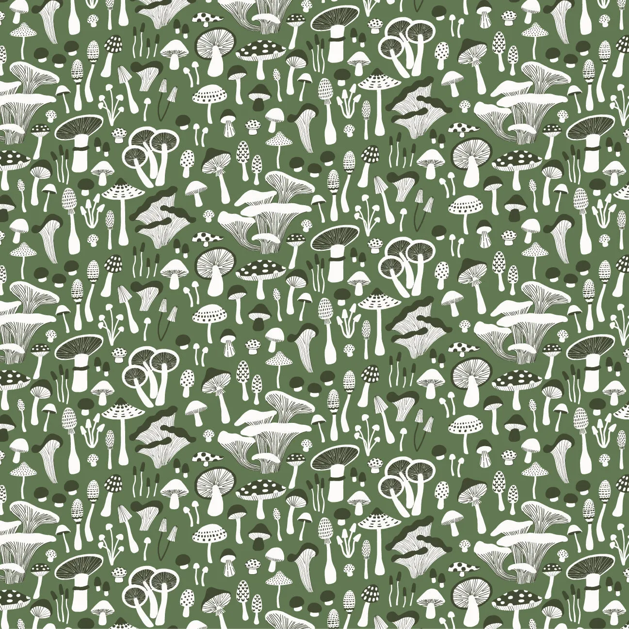 Bubble Romper - Fungi Green