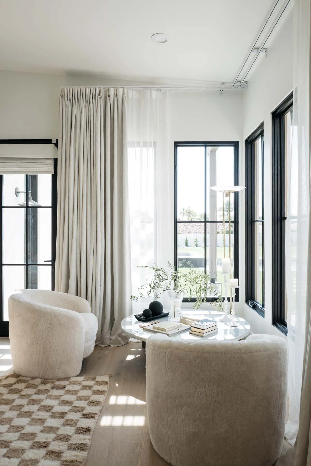 Dakota Faux Shearling Armchair