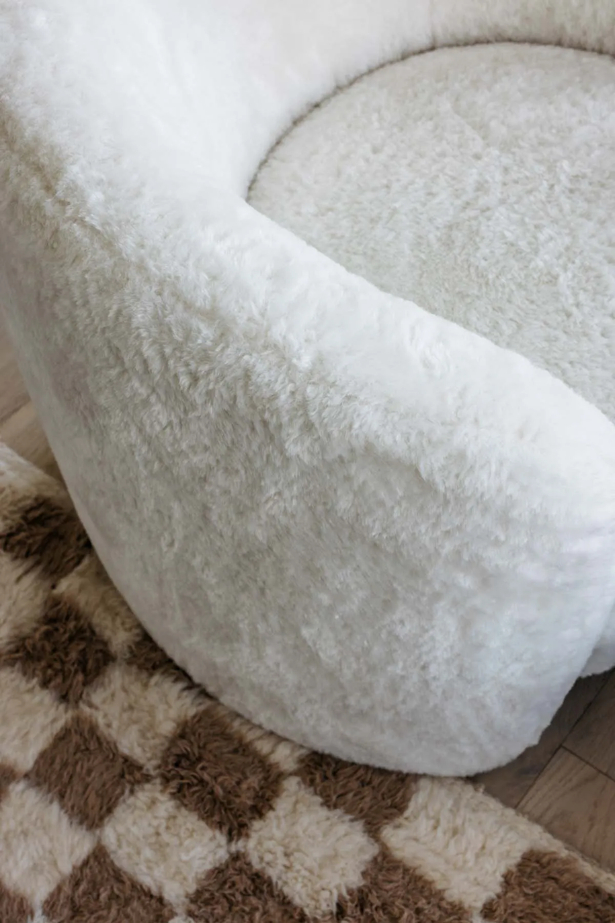 Dakota Faux Shearling Armchair
