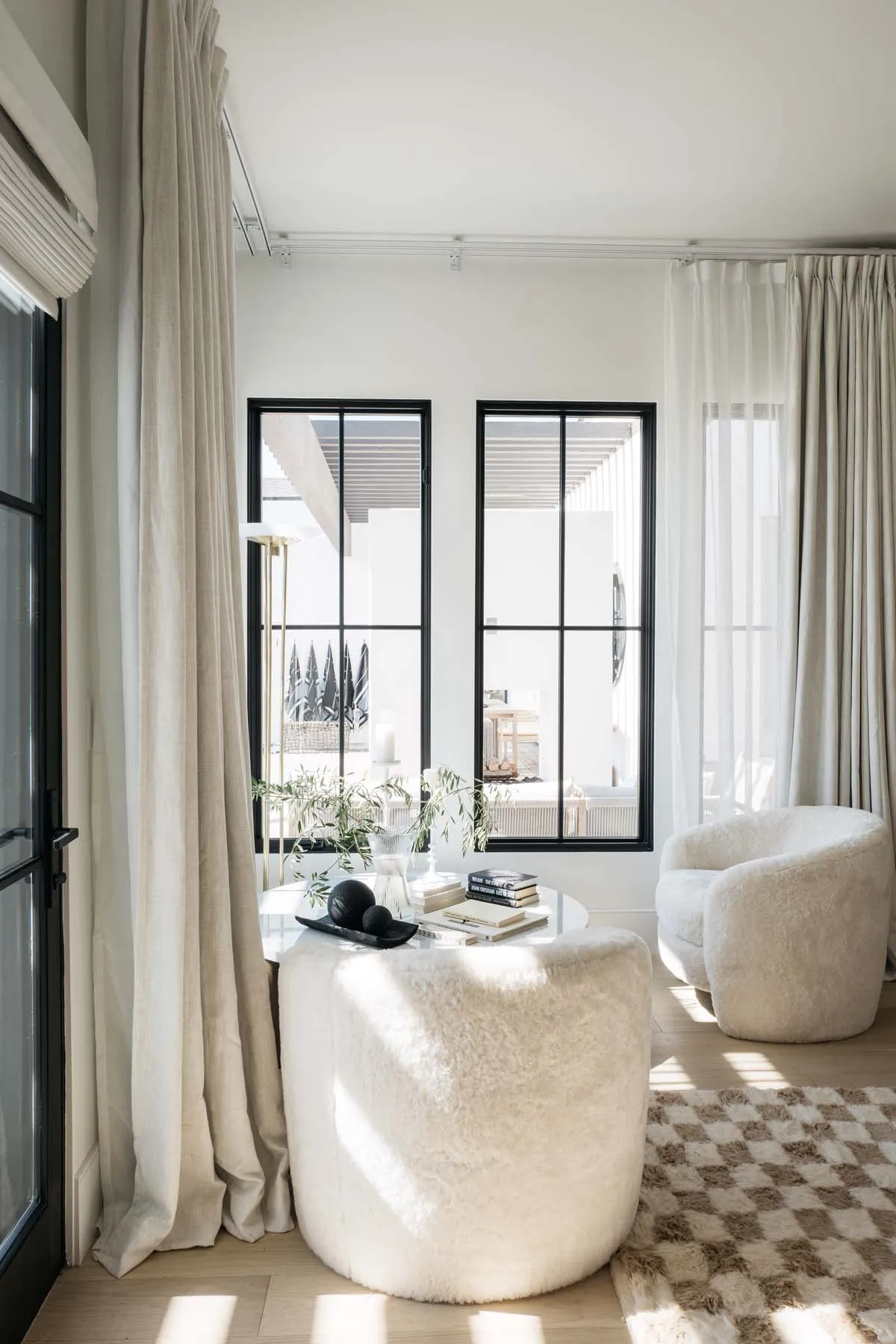 Dakota Faux Shearling Armchair