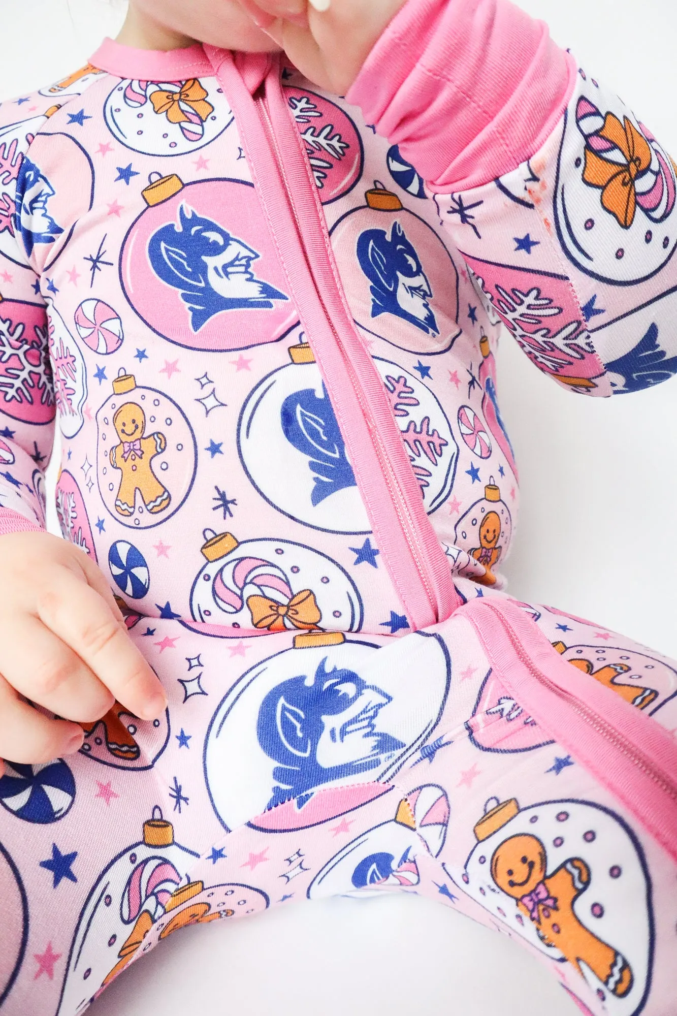 Duke University® Christmas Rompers - Pink
