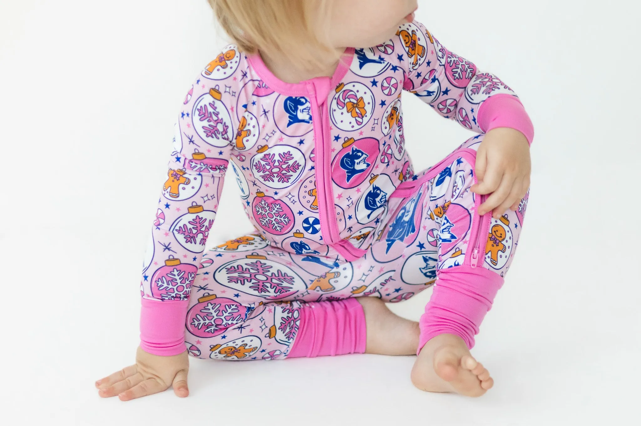 Duke University® Christmas Rompers - Pink