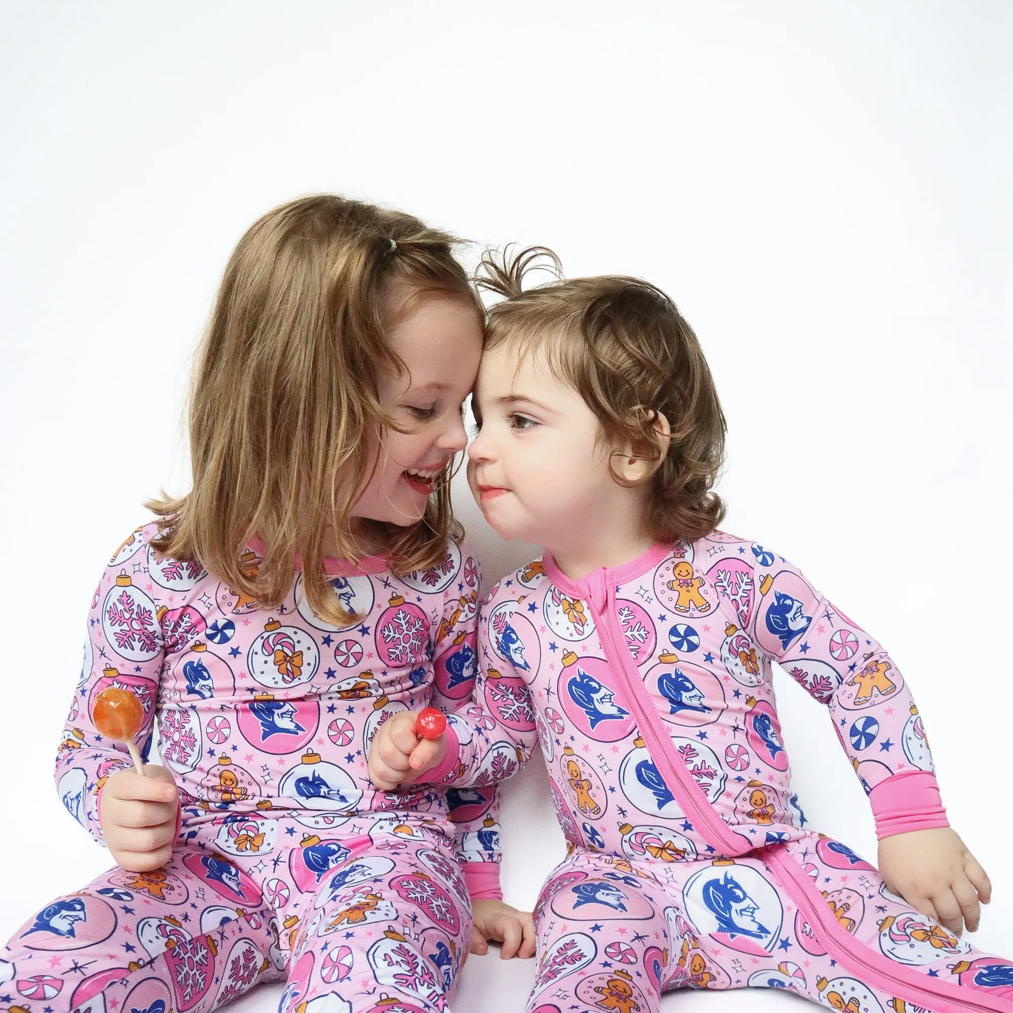 Duke University® Christmas Rompers - Pink