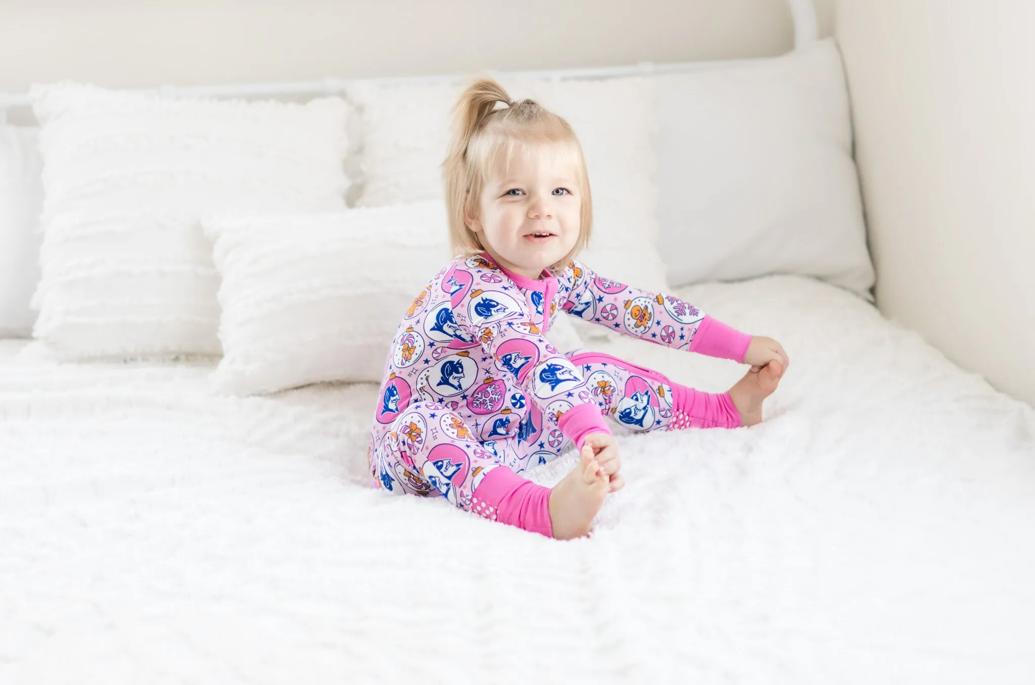 Duke University® Christmas Rompers - Pink