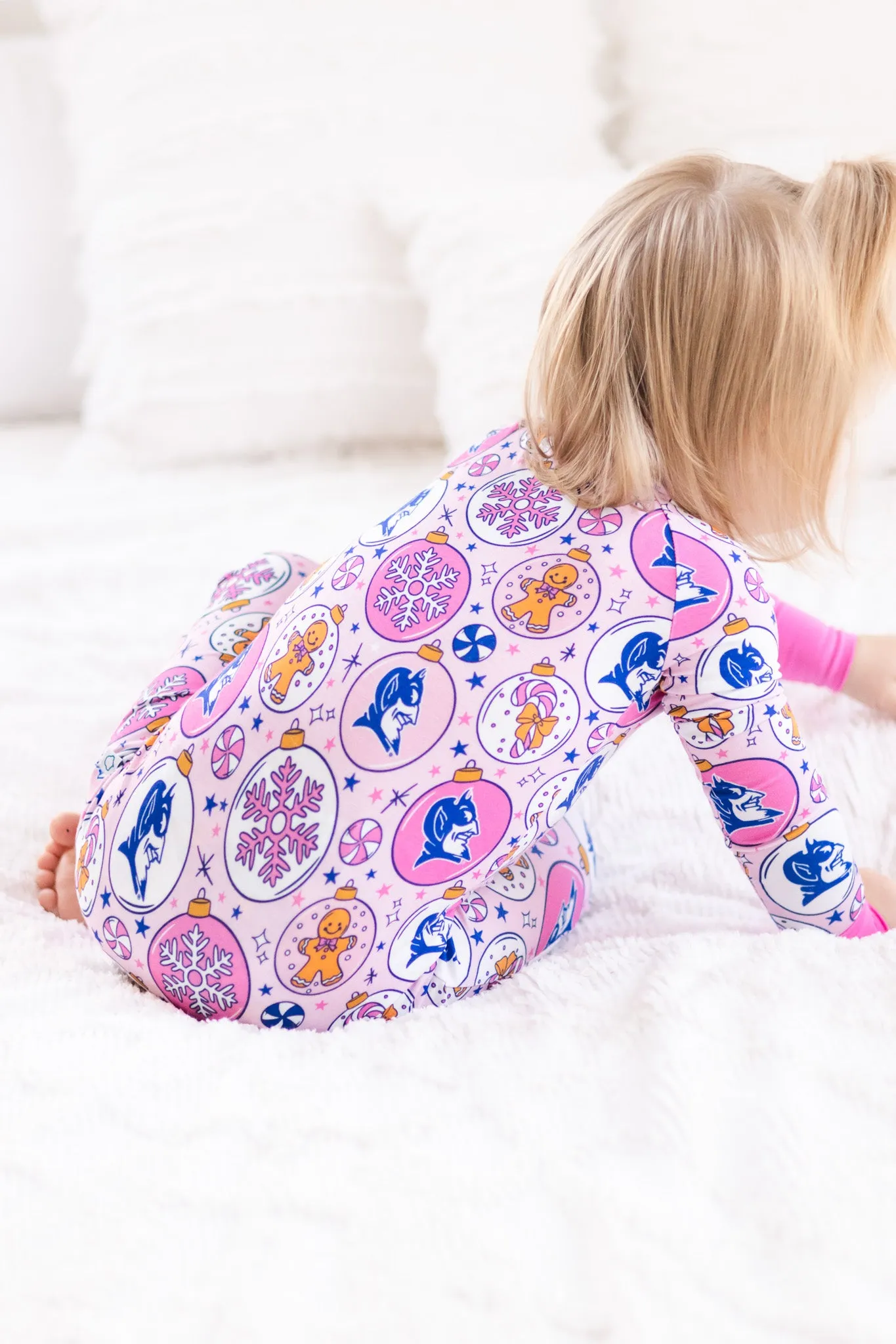 Duke University® Christmas Rompers - Pink