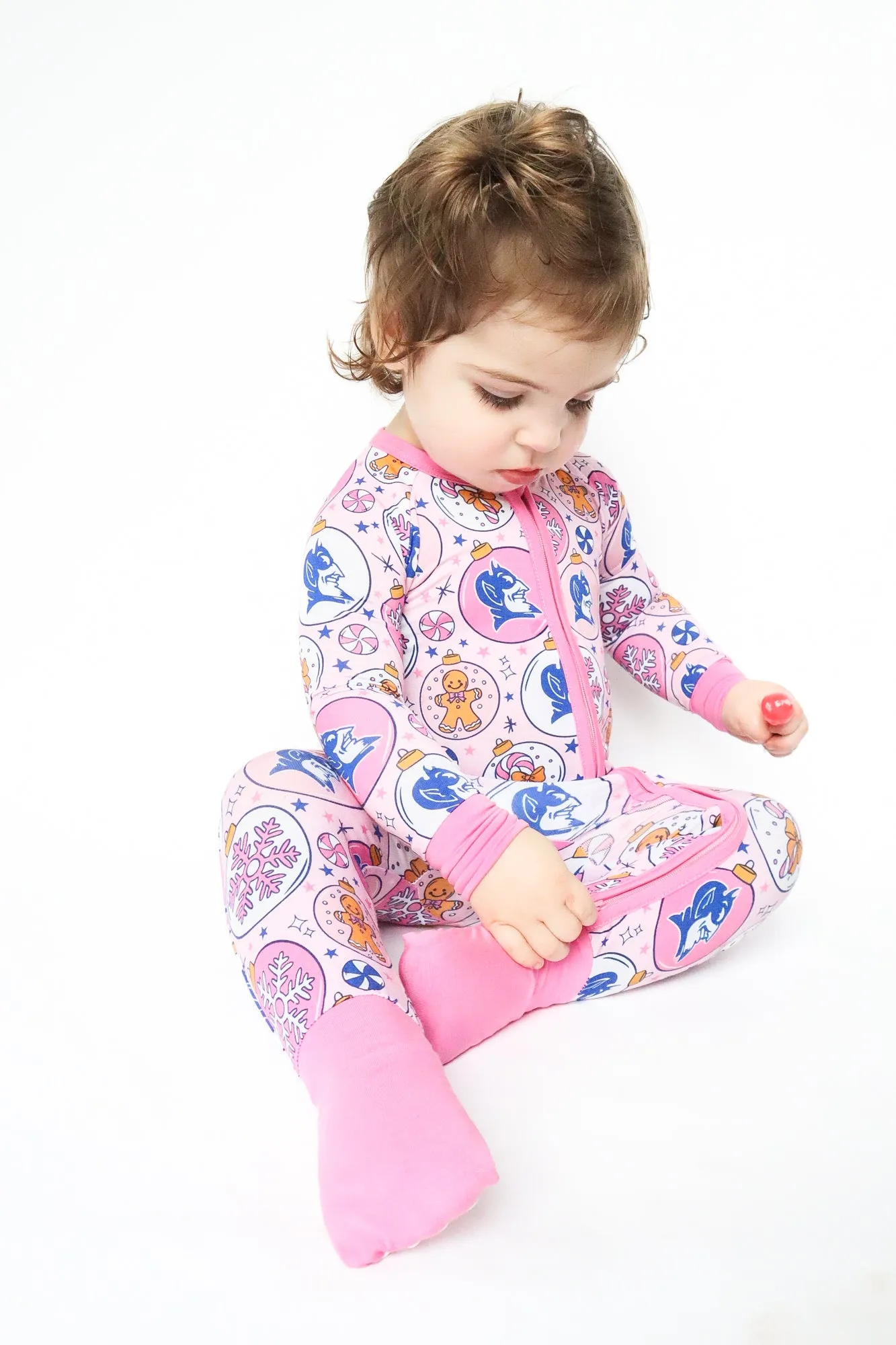 Duke University® Christmas Rompers - Pink