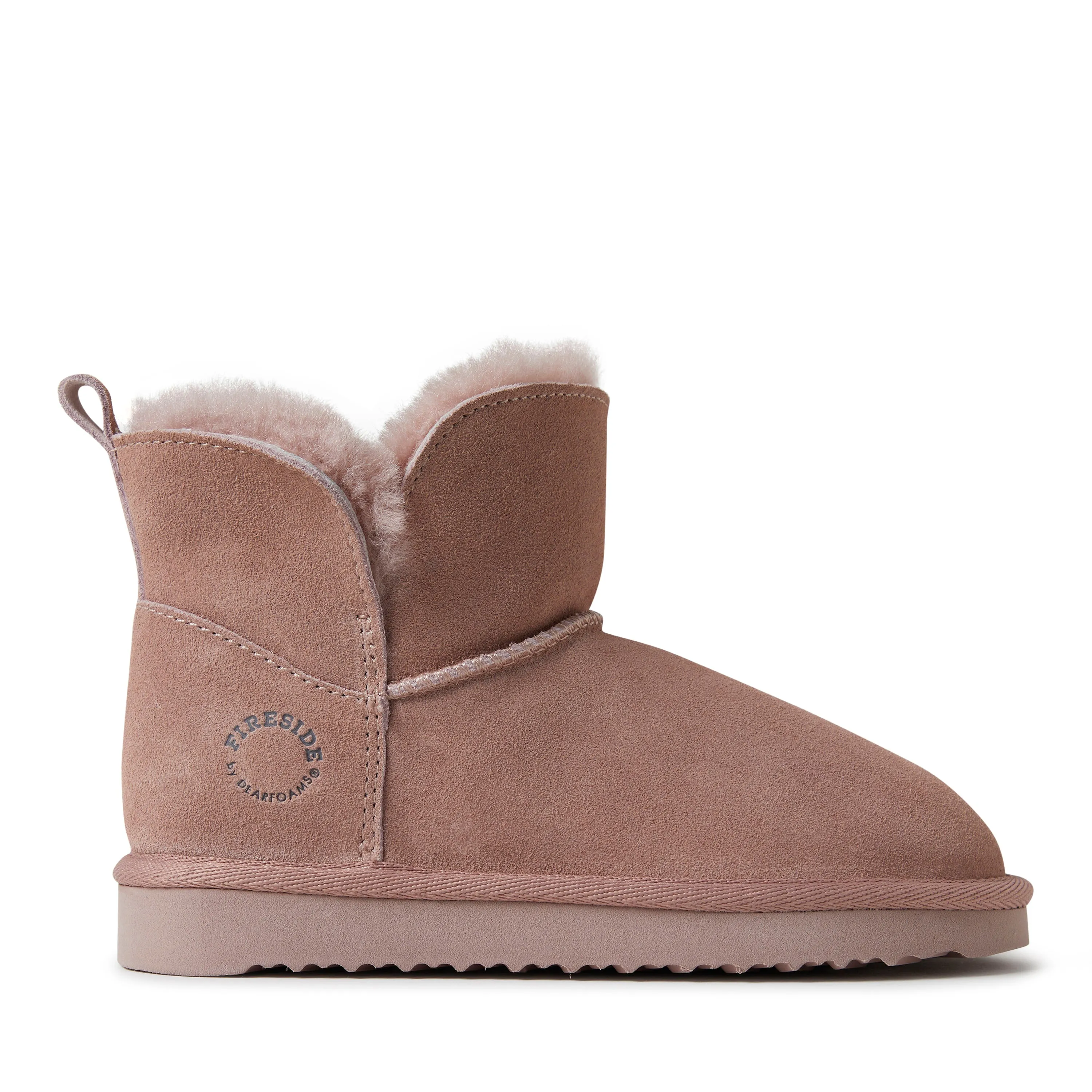 Fireside By Dearfoams Kid's Bunbury Genuine Shearling Boot