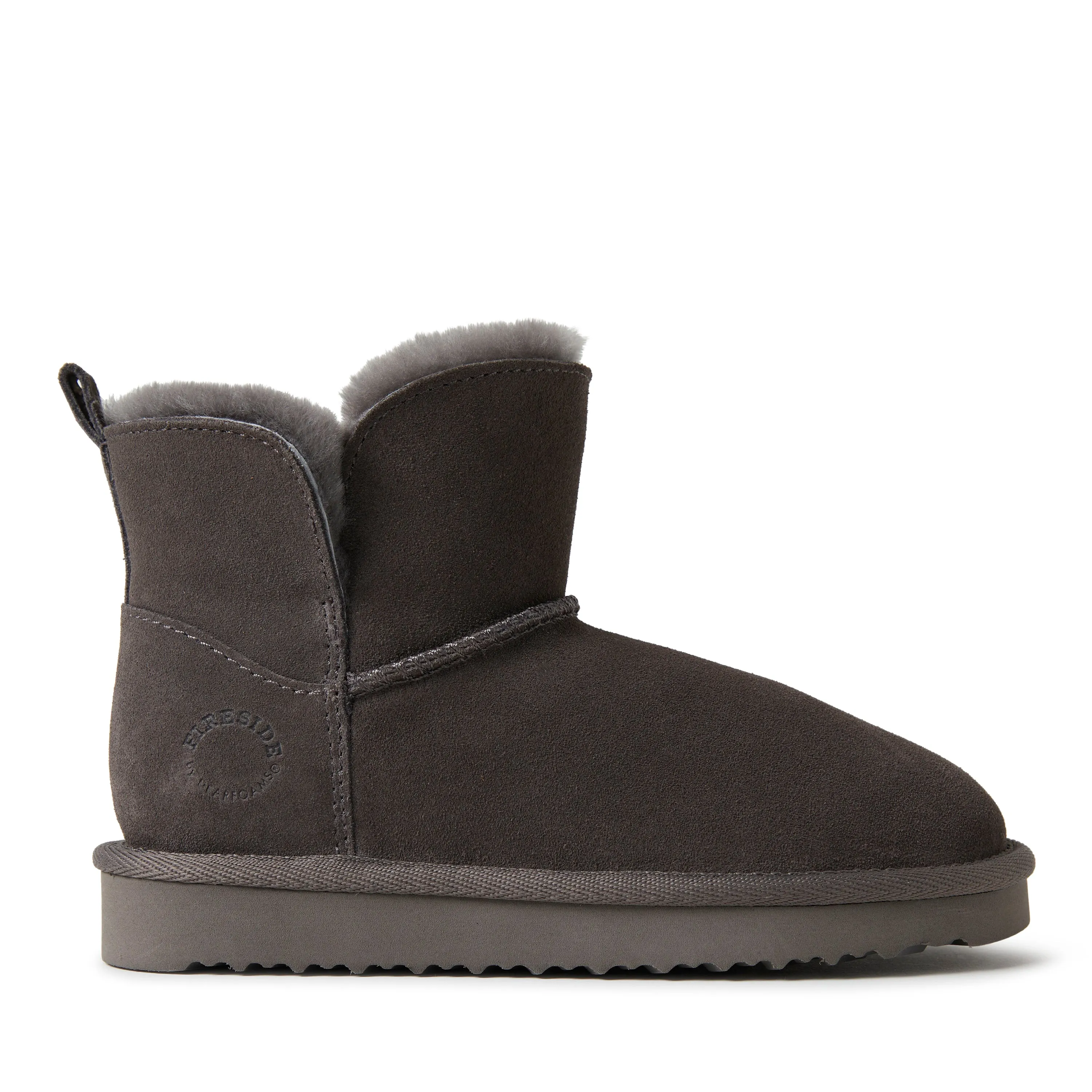 Fireside By Dearfoams Kid's Bunbury Genuine Shearling Boot