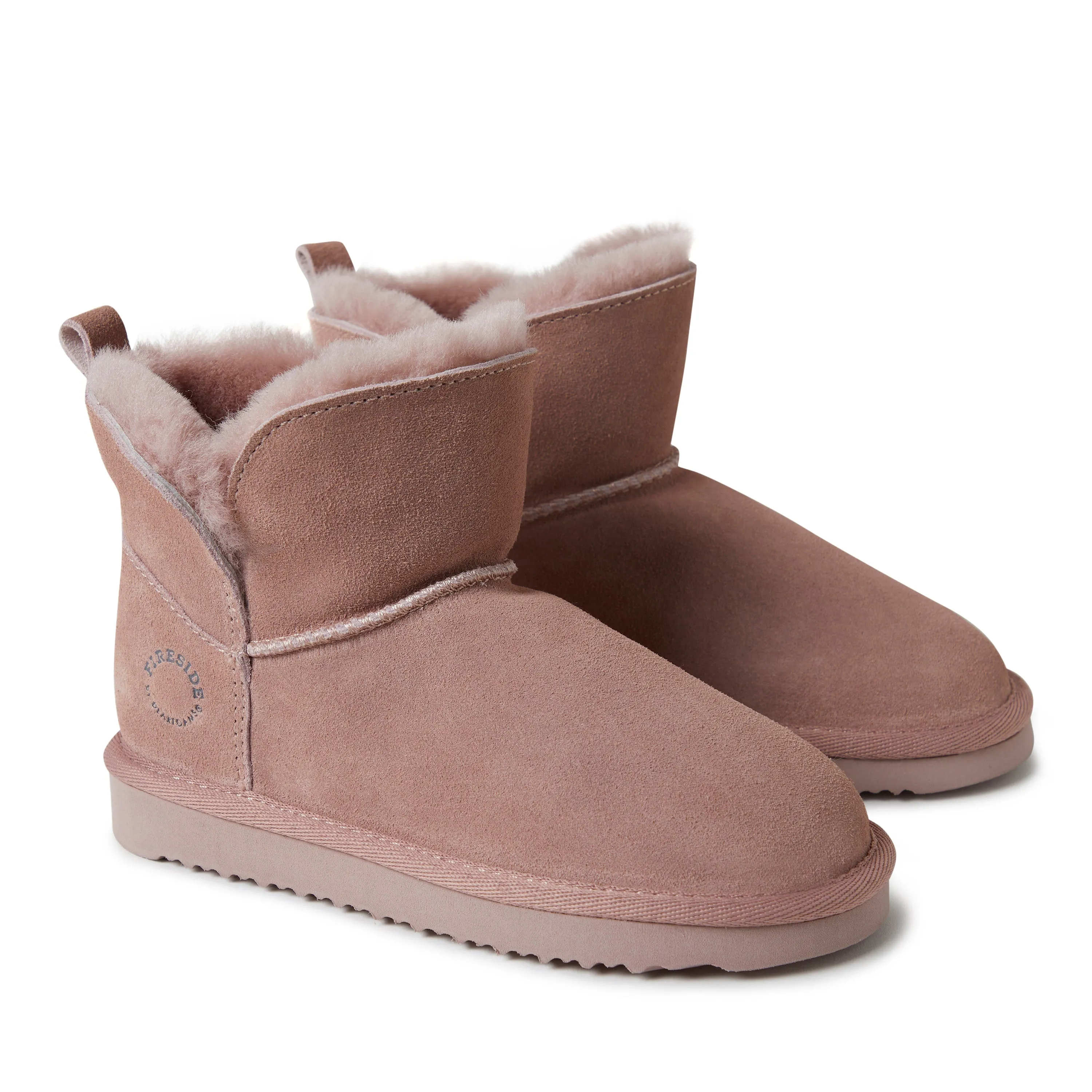 Fireside By Dearfoams Kid's Bunbury Genuine Shearling Boot