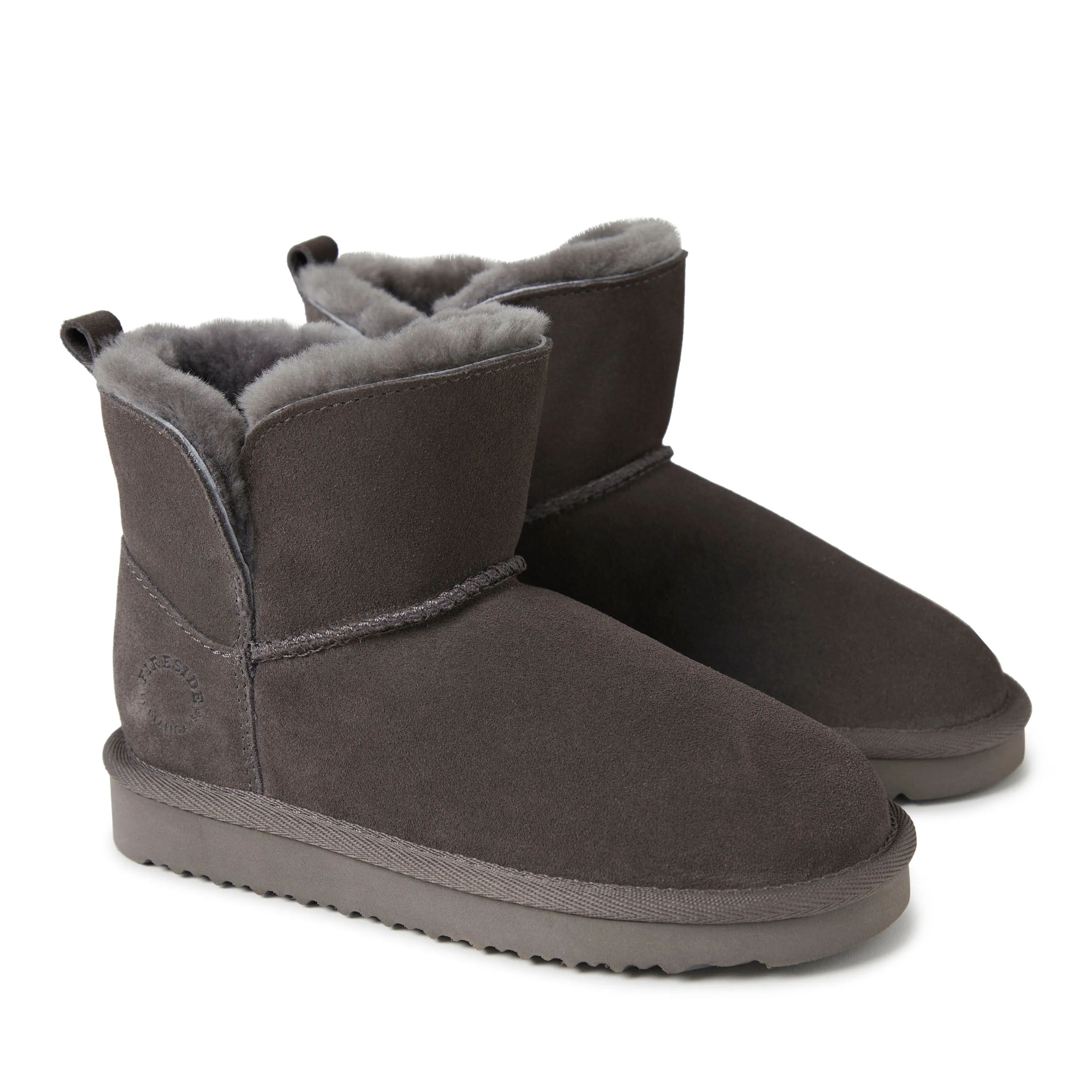 Fireside By Dearfoams Kid's Bunbury Genuine Shearling Boot