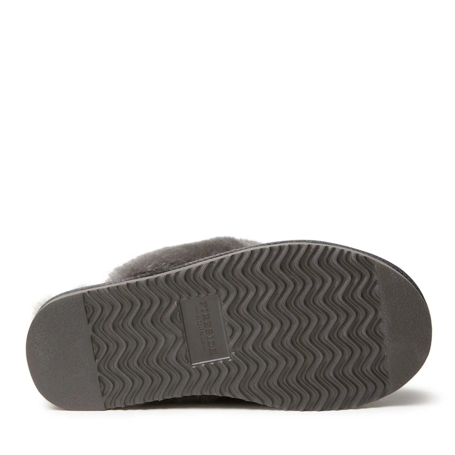 Fireside By Dearfoams Women's Sydney Genuine Shearling Scuff Slipper