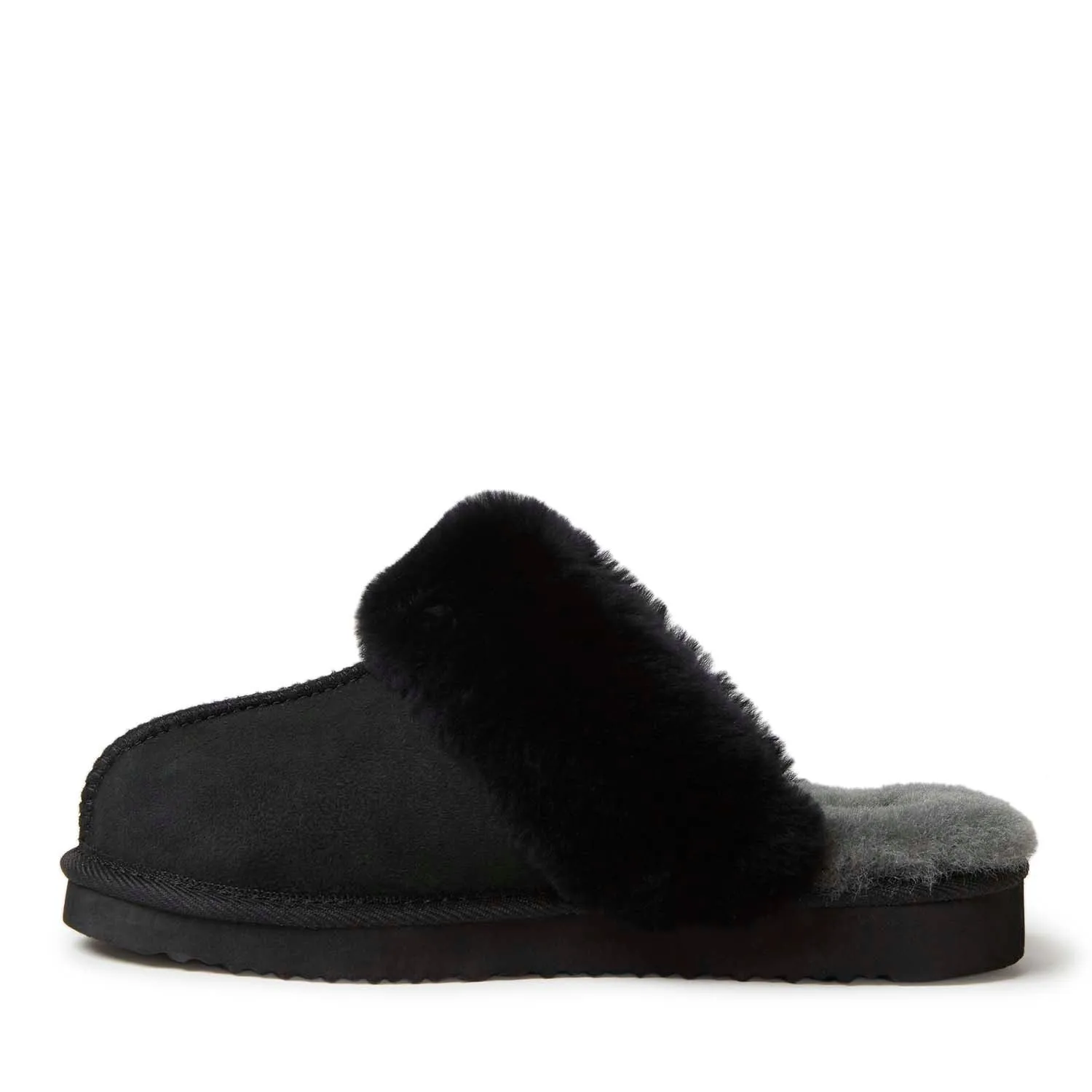 Fireside By Dearfoams Women's Sydney Genuine Shearling Scuff Slipper