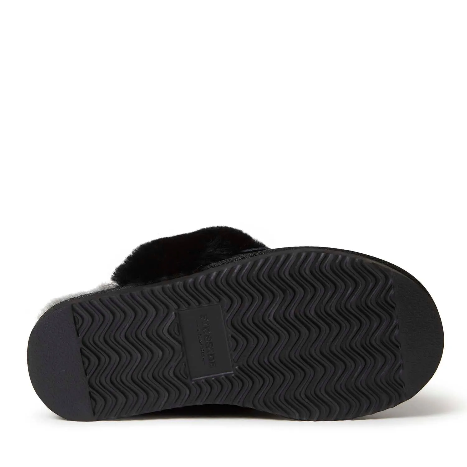 Fireside By Dearfoams Women's Sydney Genuine Shearling Scuff Slipper