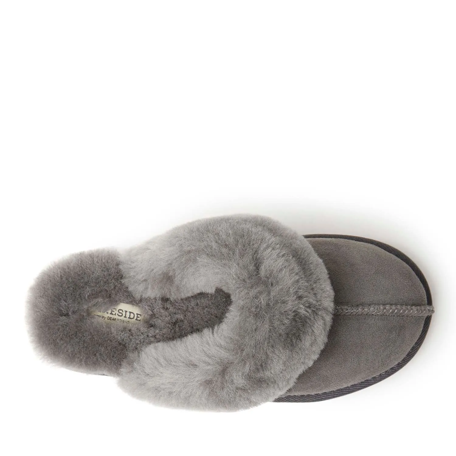 Fireside By Dearfoams Women's Sydney Genuine Shearling Scuff Slipper