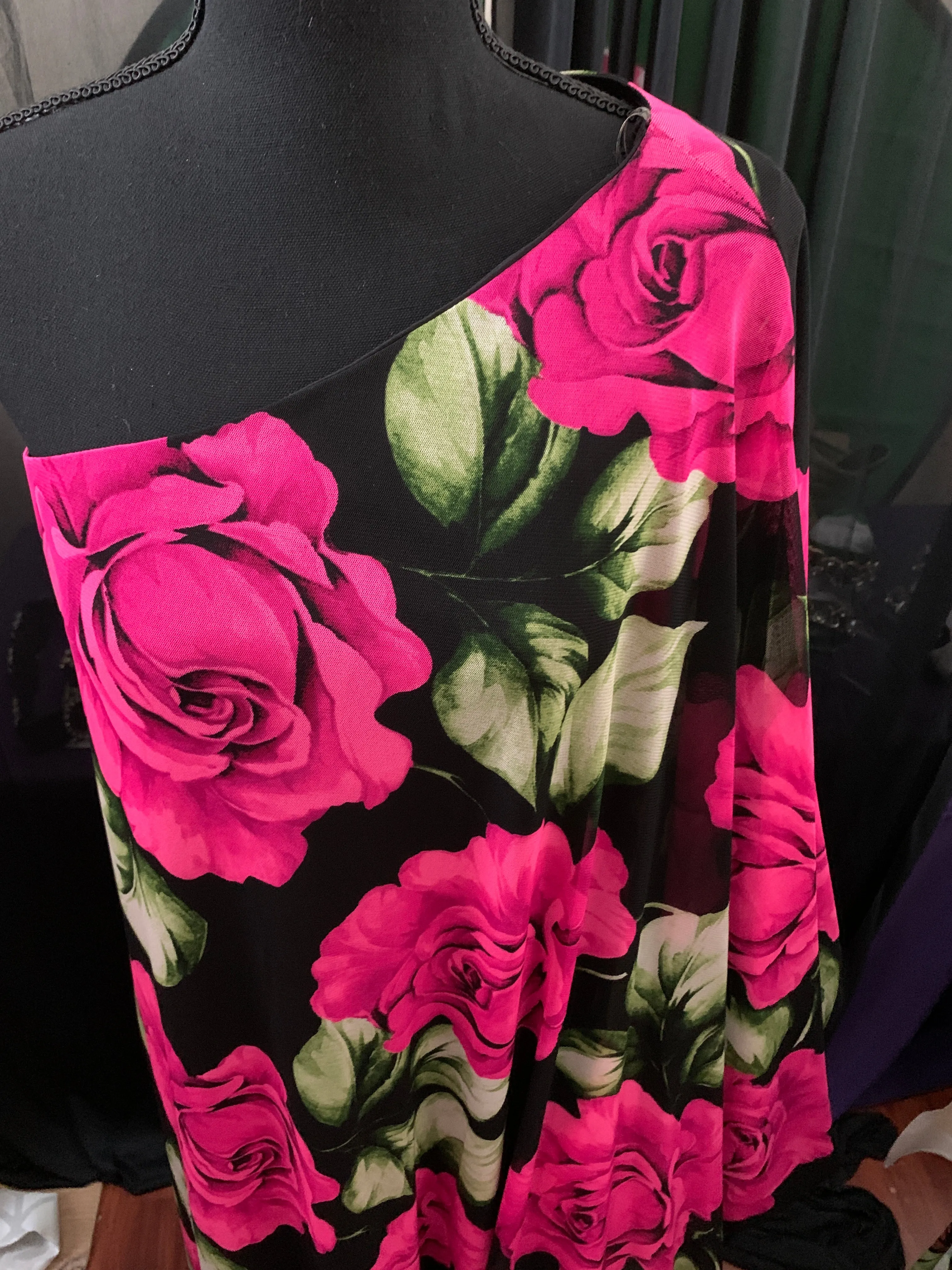 Floral Cold Shoulder Jumper
