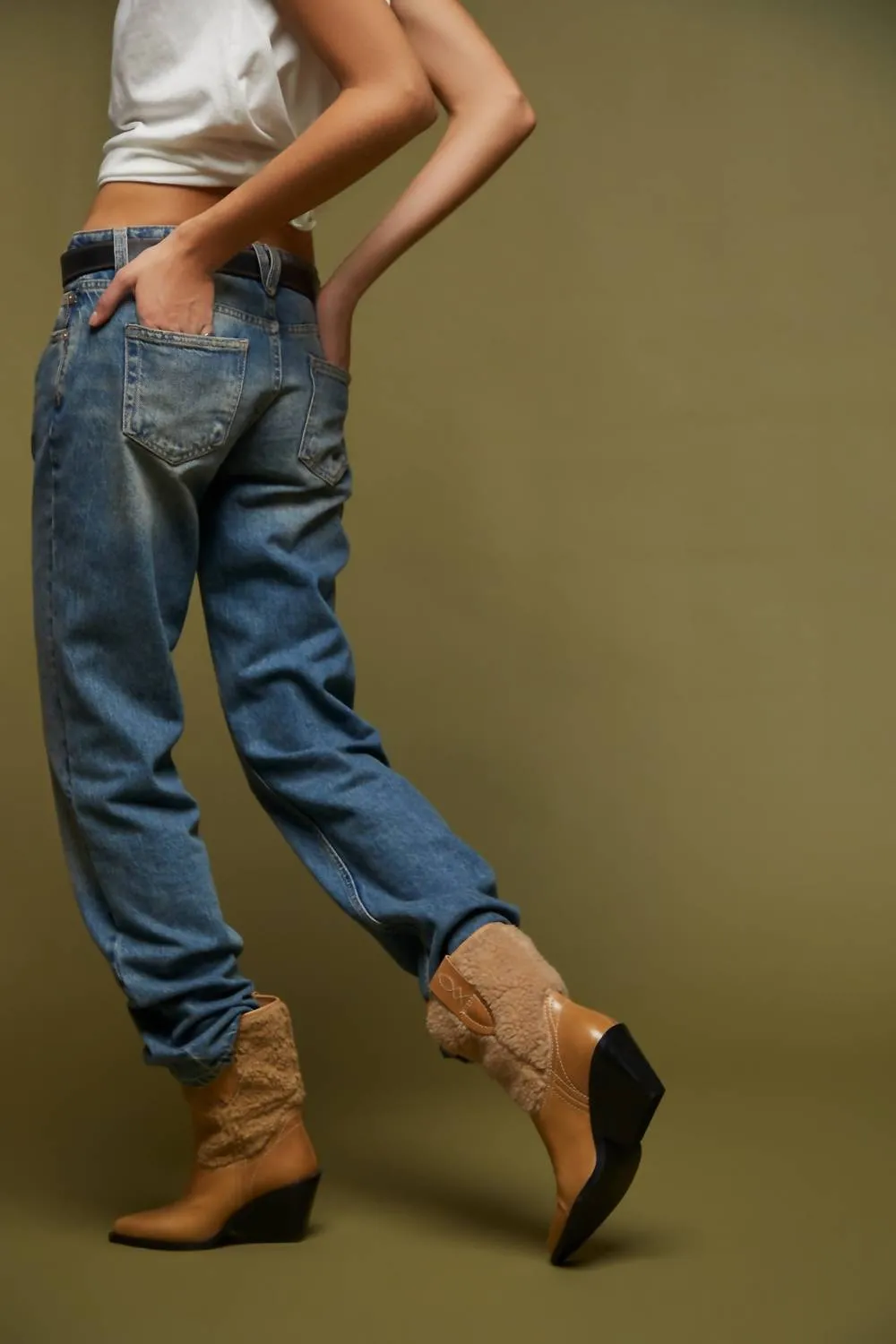 Free People - PITCHFORK POINT SHEARLING BOOT