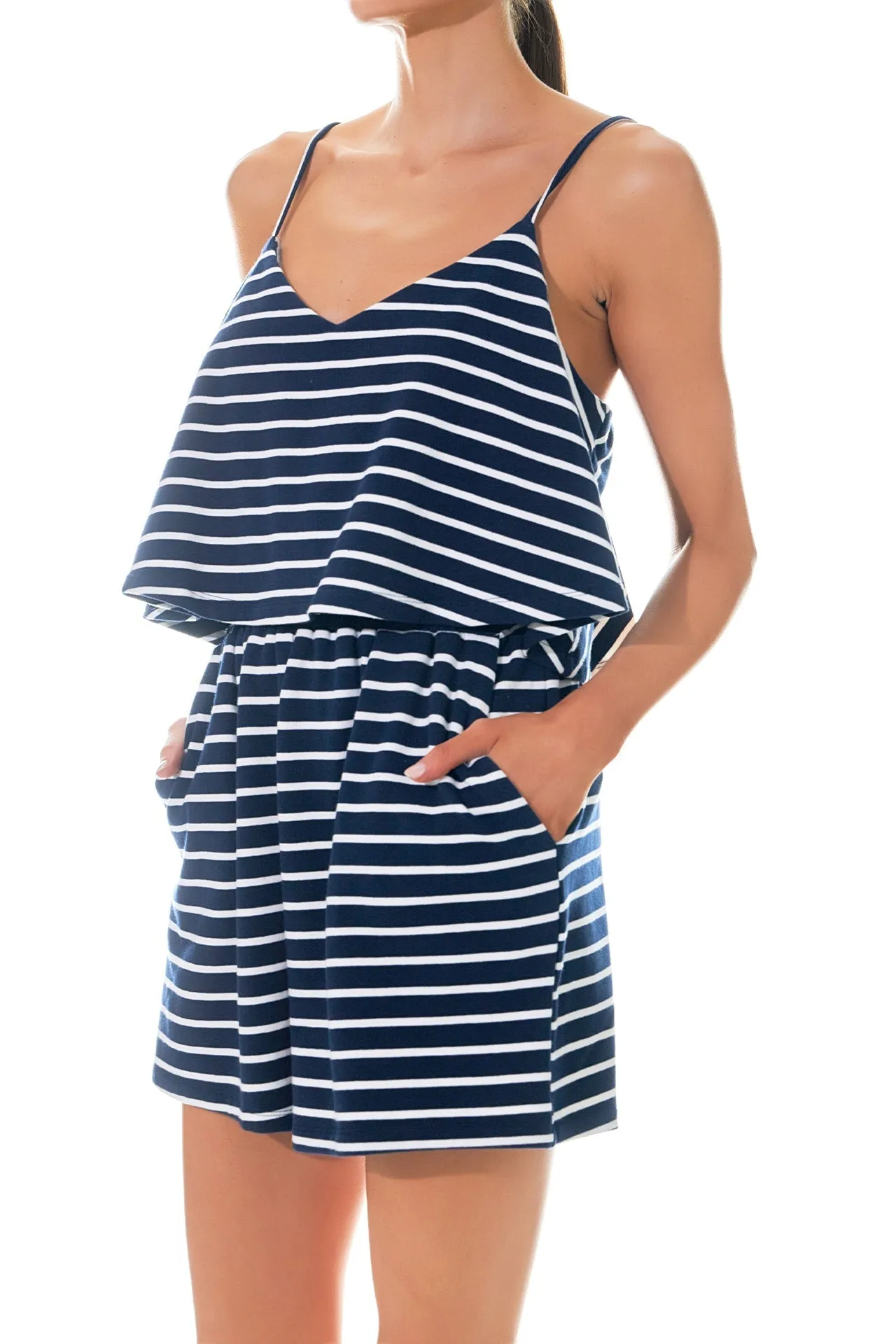 Grey Lab - Stripe Knit Romper