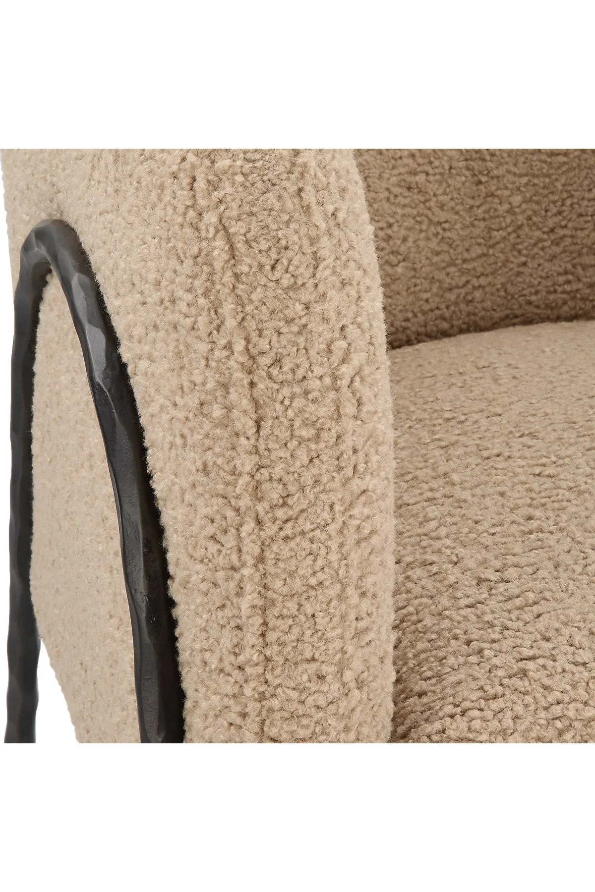 Jacobsen Accent Chair - Latte Shearling