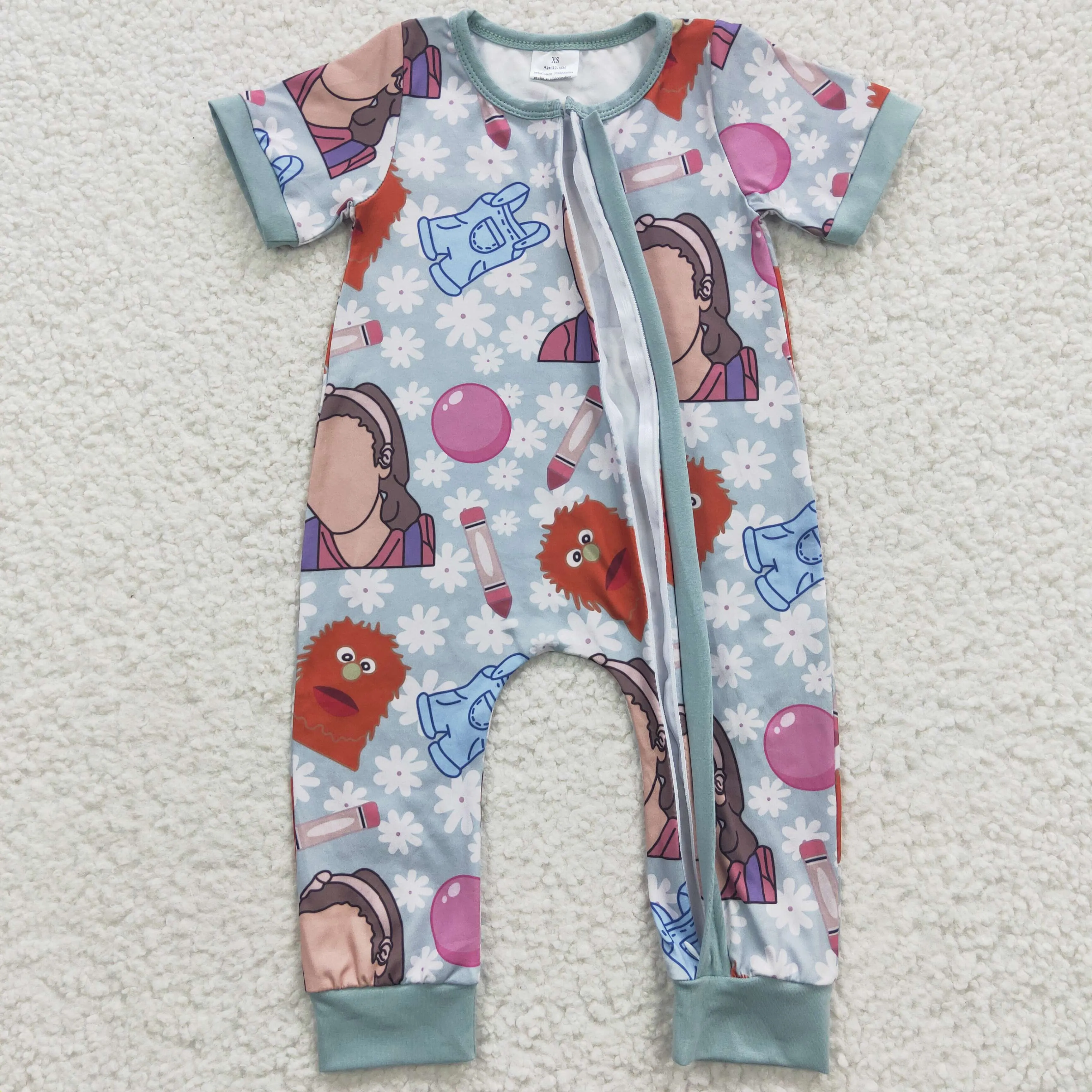 Mrs Rachel zipper romper SR0347