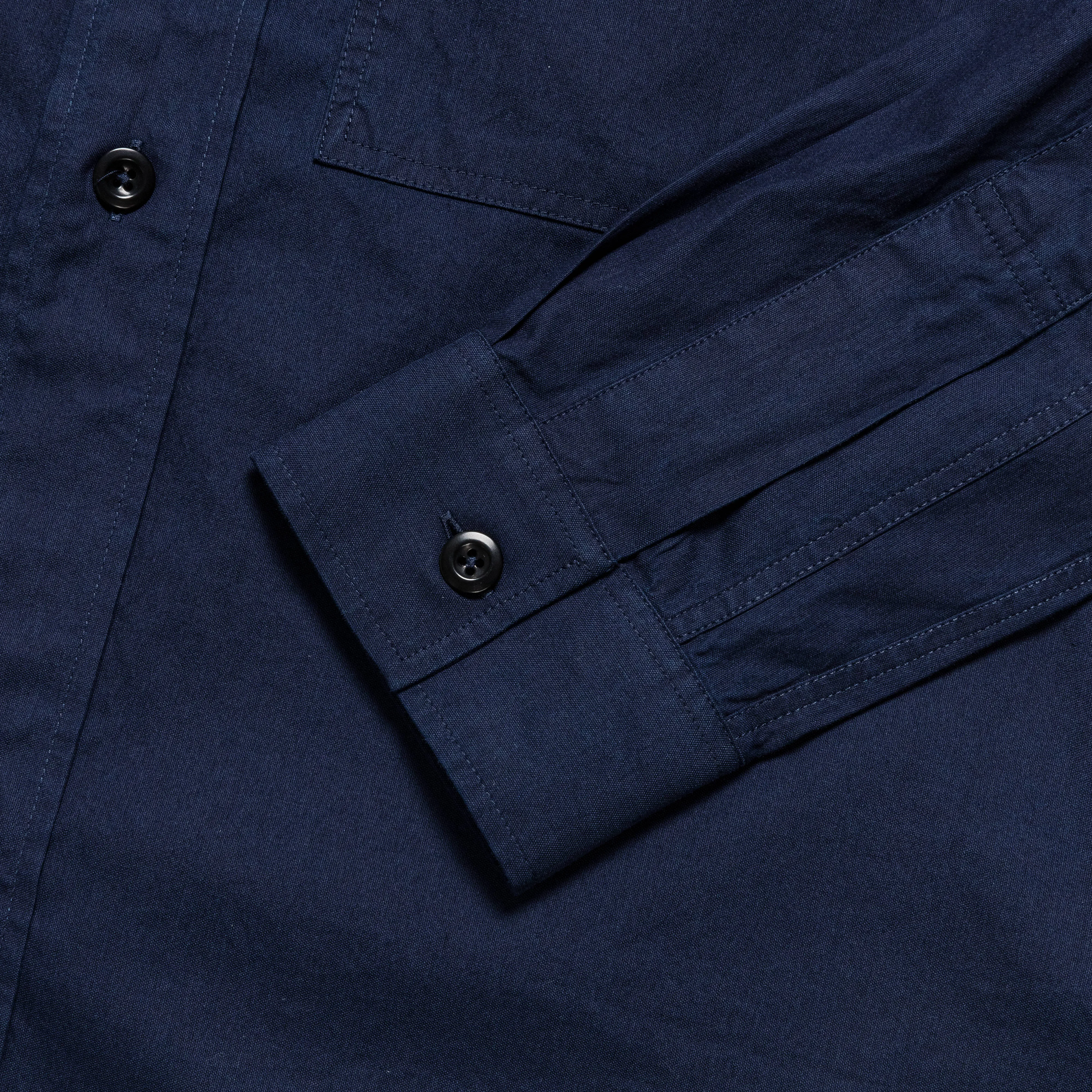 Overall Shirt - Indigo Cotton Plainweave