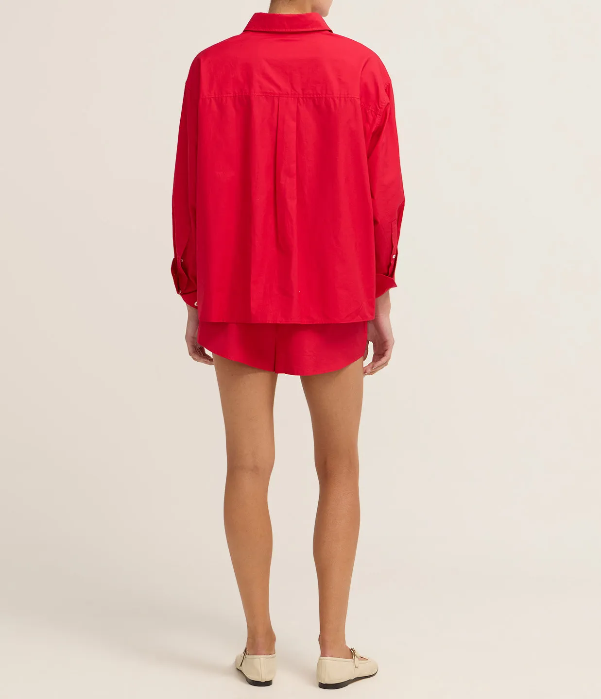 Palma Shirt in Bespoke Red