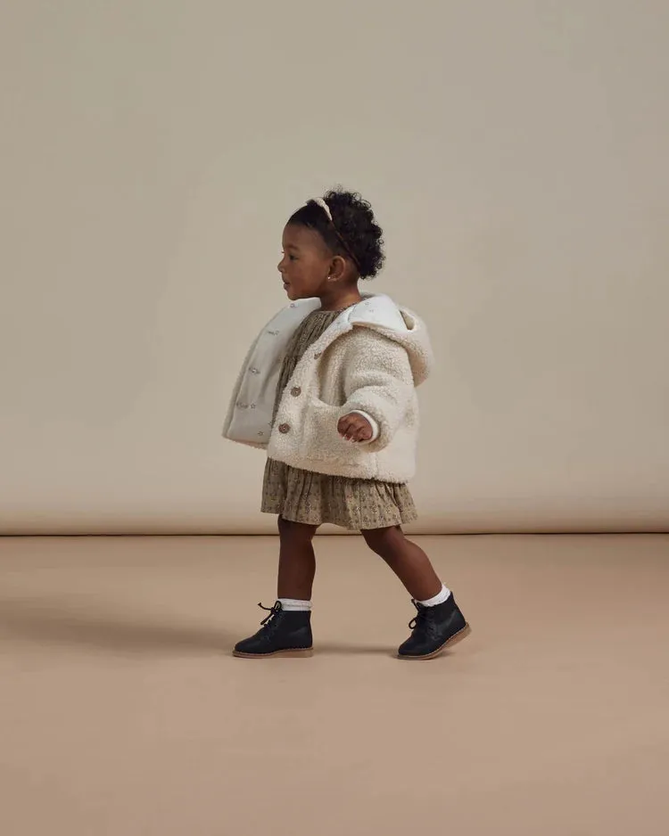 Rylee   Cru Shearling Baby Coat || Natural