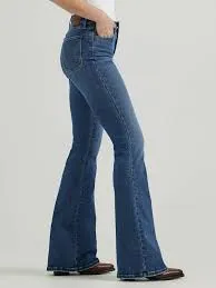 WRANGLER WOMENS BESPOKE FLARE DENIM