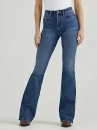 WRANGLER WOMENS BESPOKE FLARE DENIM